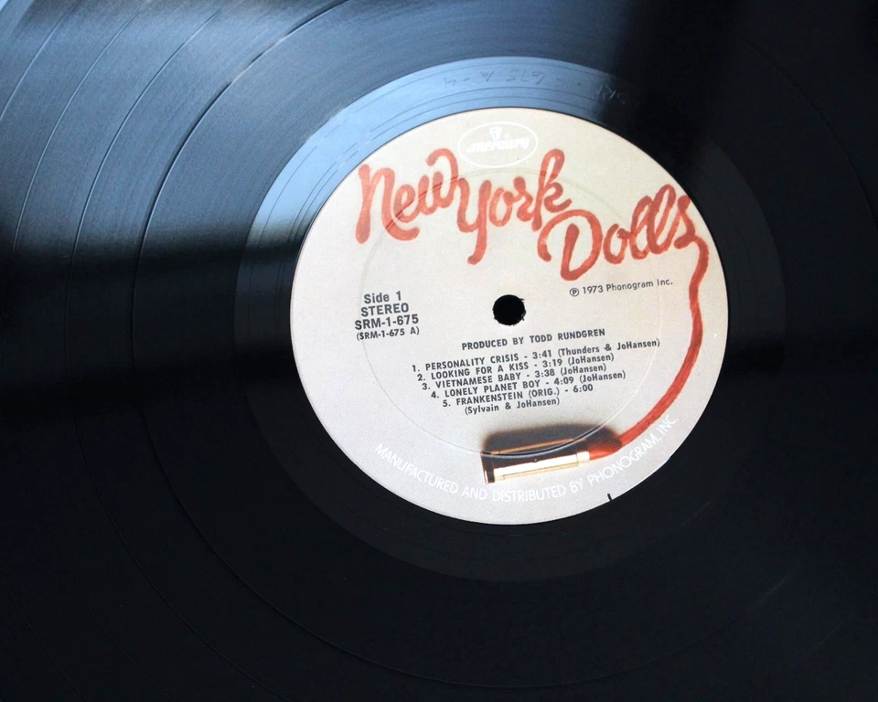 PRISTINE ORIGINAL 1973 STERLING PUNK MASTERPIECE THE NEW YORK DOLLS VINYL LP NM - Image 3 of 4
