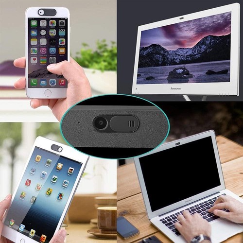 Webcam Cover, 3 Pack Ultra Thin Slide Web Camera Covers for Laptop Mac HP - Picture 3 of 9
