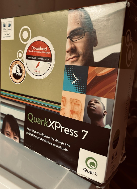 Quark QuarkXPress 7 DTP Academic License CD-ROM for Mac Windows