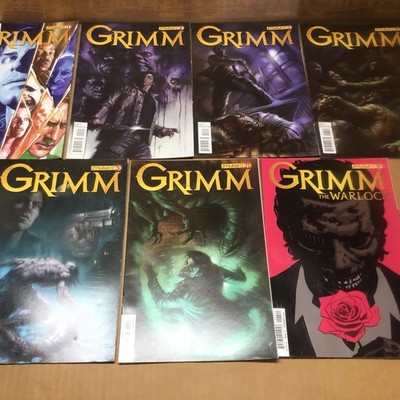 Lot of 7 - Grimm Comics  Vol. #1 - #5 #11 & Grimm The Warlock #4