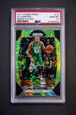 Panini Prizm 2017-18 Al Horford #14 Green Pulsar PSA 10 Print Run 25 Celtics