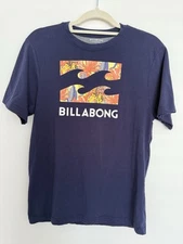 Billabong Men’s Navy Blue Short Sleeve Tee Shirt Small Casual Loungewear
