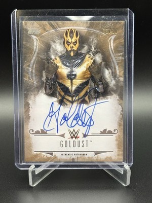 Topps WWE Undisputed 2016 Goldust Autograph 9/10 Gold AEW