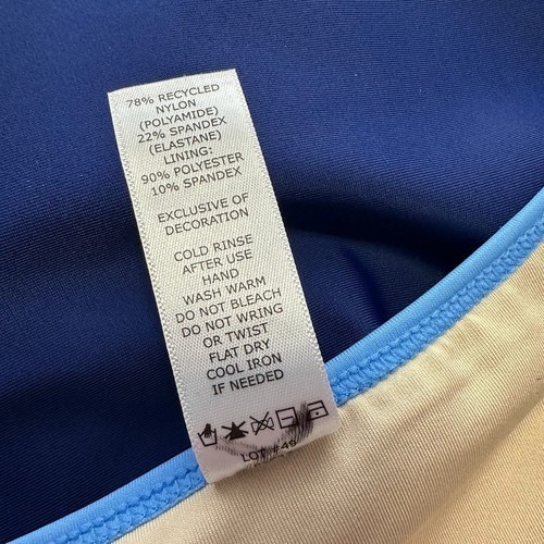 NWOT Coolibar Short Sleeve Swimsuit Soft Cups UPF 50+ One Piece Size XL - Picture 10 of 12