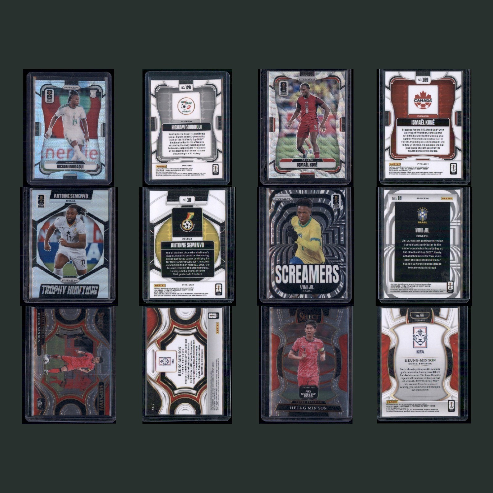 Soccer Card Lot 100 Cards Inserts Color Rookies Topps Prizm Show Ready Toploaded view 6
