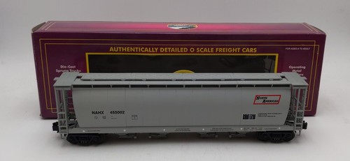 Coche tolva de grano cilíndrico de 4 bahías de América del Norte calibre O MTH 20-97401 #455002 | Zustand: New