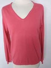 Damen Pullover Pulli Oberteil Sommer lachsrosa Baumwolle von WITTY KNITTERS Gr.M