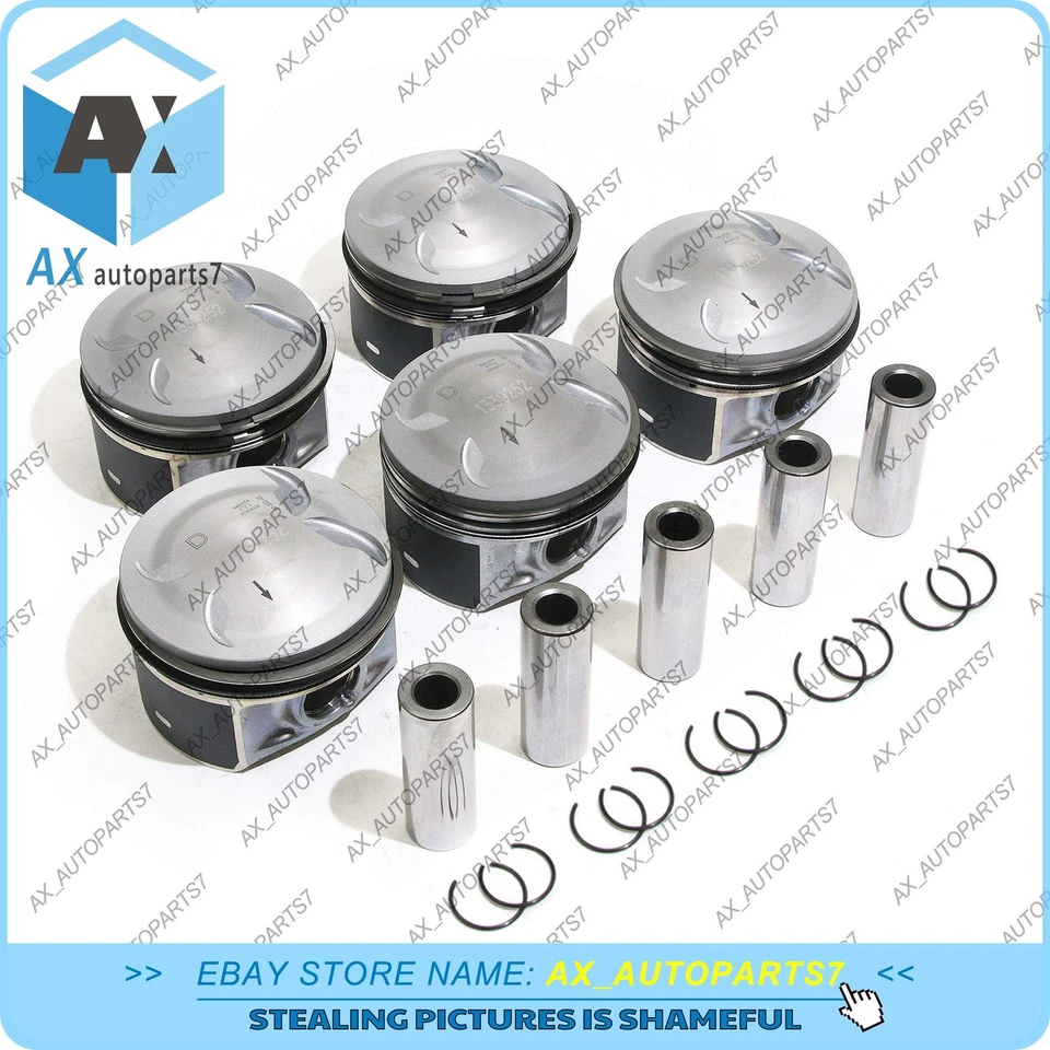 Juego de pistones y anillos STD para Volvo V40 V60 XC60 S80 S60 B5204T8 B5204T9 2.0 L5 Foto 2 de 4