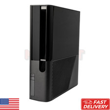 Xbox 360 E Console Top  Bottom Shell Housing Case Replacement - Black
