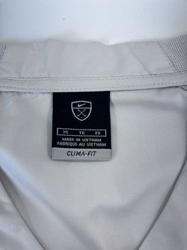 Nike Pullover Golf Clima-Fit Bud Beige Claro Manga Larga Cuello en V XL - Imagen 6 de 10