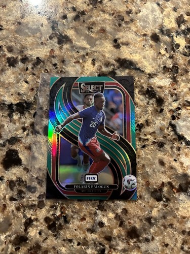 2024/25 Panini Select Green Prizm /5 Folarin Balogun Usmnt