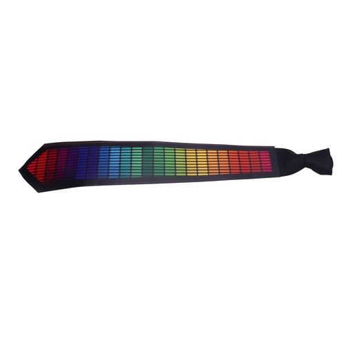 LED Tie Eye Catching Sound Activated Light Up Tie With On Off Controller For - Picture 24 of 24