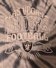 Las Vegas Raides Tye-die Silver & Black NFL Boys Shirt Large 14/16 — photo 4