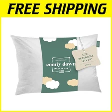 233 TC Cotton Down Feathers Throw Pillow - 2 Pack