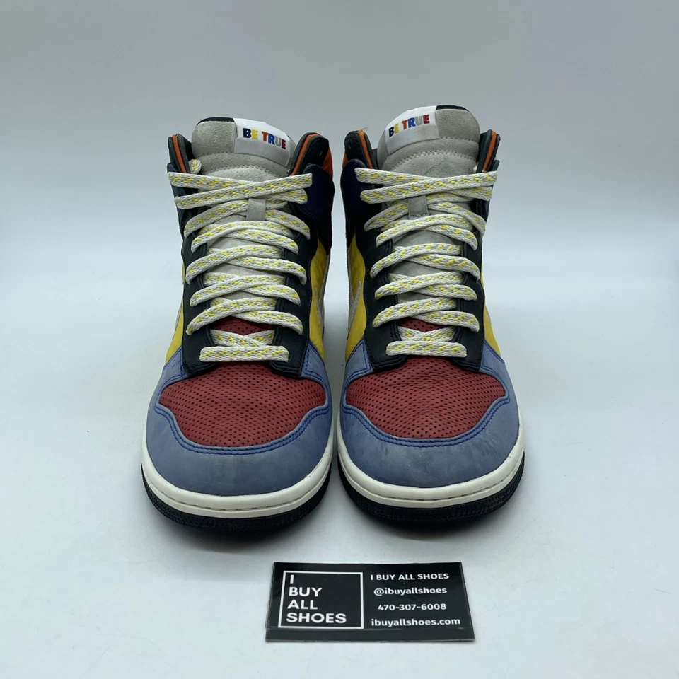 Talla 9 - Nike Dunk Supreme High Be True To Your School Gamuza (321762-611) Foto 2 de 4