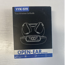 YYK YYK-S19 True Wireless Open-Ear Bluetooth Earbuds White Immersive HiFi Audio