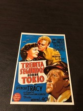 UNPOSTED  MOVIE 4 X 6 POSTCARD - SPENCER TRACY - 30 SEGUNDOS SOBRE TOKIO