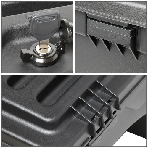 LEFT WHEEL WELL STORAGE CASE TOOL BOX W/LOCK+KEY FOR 2002-2018 DODGE RAM TRUCK - Picture 4 of 7