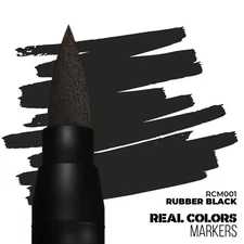 AK Interactive RCM001 Real Colors Markers Rubber Black