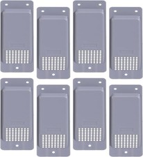 Shipping Container Air Vent Kit Heavy Duty 8 Pack, Gray 