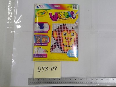 Crayola Wixels Color-Absorbing Pixel Art Set Kids Markers Wash & Reuse New