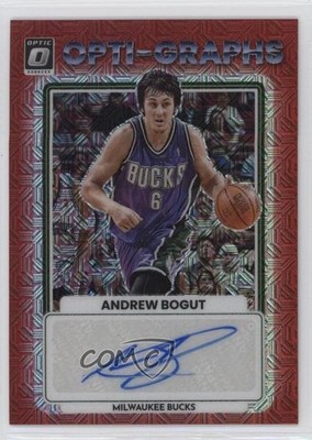 2022 Panini Donruss Optic Opti-Graphs Choice Prizm Andrew Bogut #OG-ABG Auto ld5