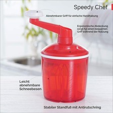 Tupperware - EZ SPEEDY - Rührgerät, rot  - Handquirl - NEU in Originalverpackung