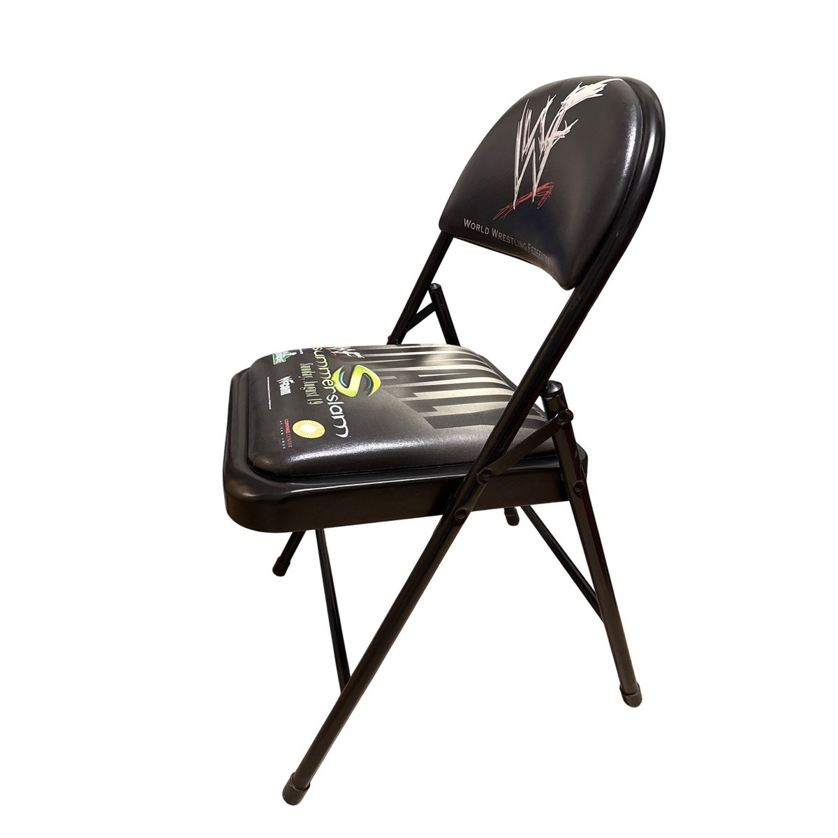 Vtg WWF World Wrestling Federation SummerSlam Folding Chair