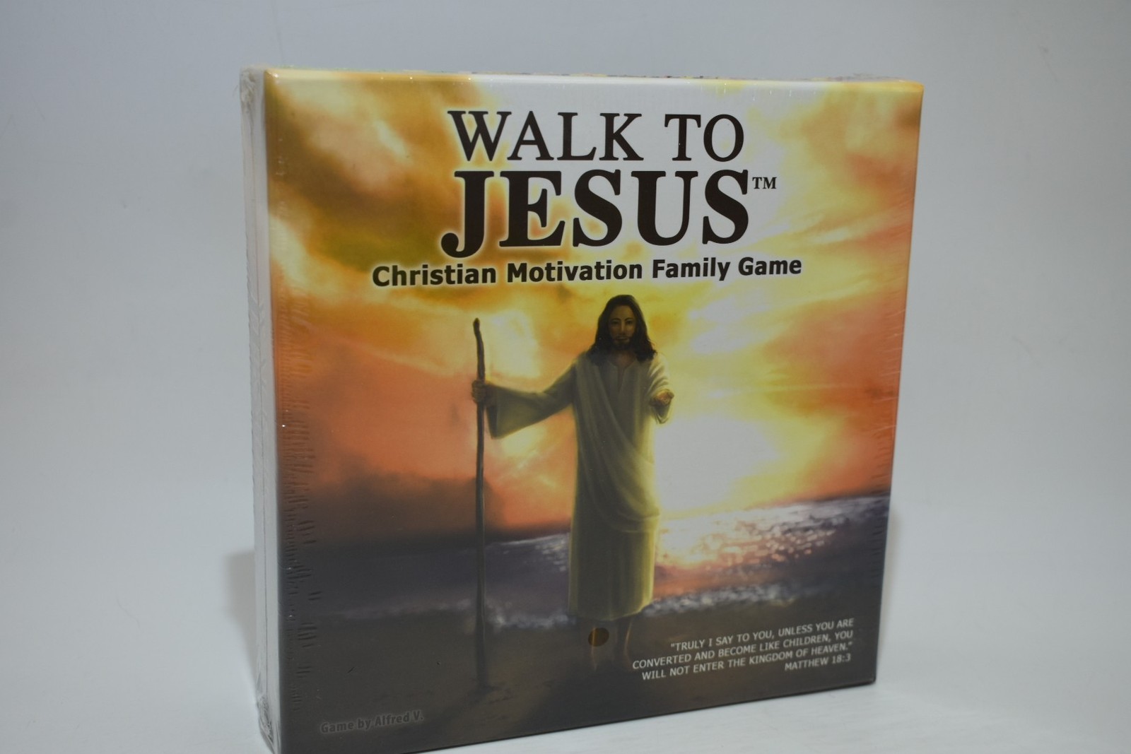 Jeu de société chrétien Walk To Jesus christian motivation family game avec cartes de questions