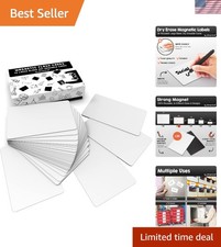 Durable Magnetic Dry Erase Labels 5.6x3.7 in, 36-Pack for Ultimate Organization