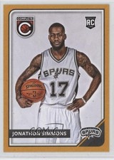 2015-16 Panini Complete Gold Jonathon Simmons #312 0gy1