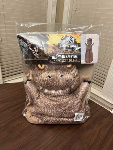 Jurassic World Park Hanging 3D Character Laundry Bag Dino Happy Hamper Universal - Picture 2 of 9