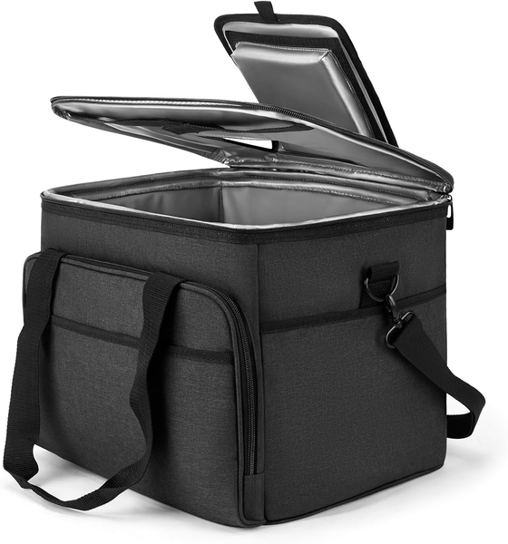 KüHltasche Faltbar 30L Isoliert Outdoortauglich Mit 2 KüHlakkus FüR Picknick Und-image