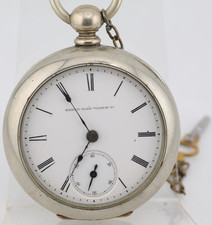 ELGIN S&T CHILD PHILADELPHIA KEYWIND POCKET WATCH, Gr. 81, 573008, 18s, RUNS(JX)