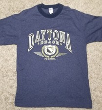 Vintage Daytona Beach Single Stitch T-Shirt 90s USA MADE Sz L