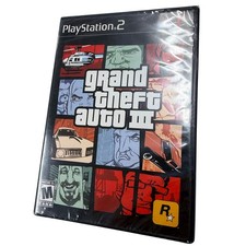 Grand Theft Auto III Sony PlayStation 2 PS2 GTA 3 Brand New Factory Sealed