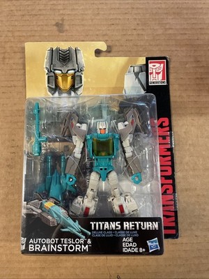 (H9325) Transformers Titans Return Autobot Teslor & Brainstorm 2015