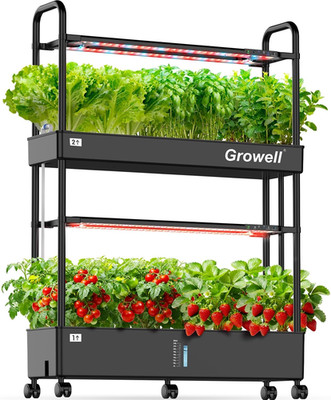 60-Pod Hydroponics Growing System, Large Vertical Hydroponic Garden with Smart F