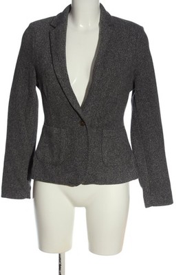 ESPRIT Strickblazer Damen Blazer Gr. DE 38 hellgrau Business-Look
