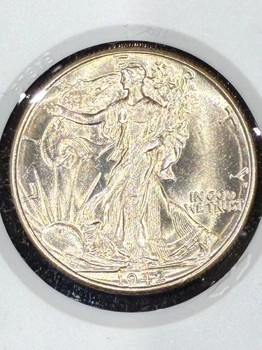 1942 WALKING LIBERTY SILVER HALF DOLLAR GEM BU - MS+++  Take a Look!!!