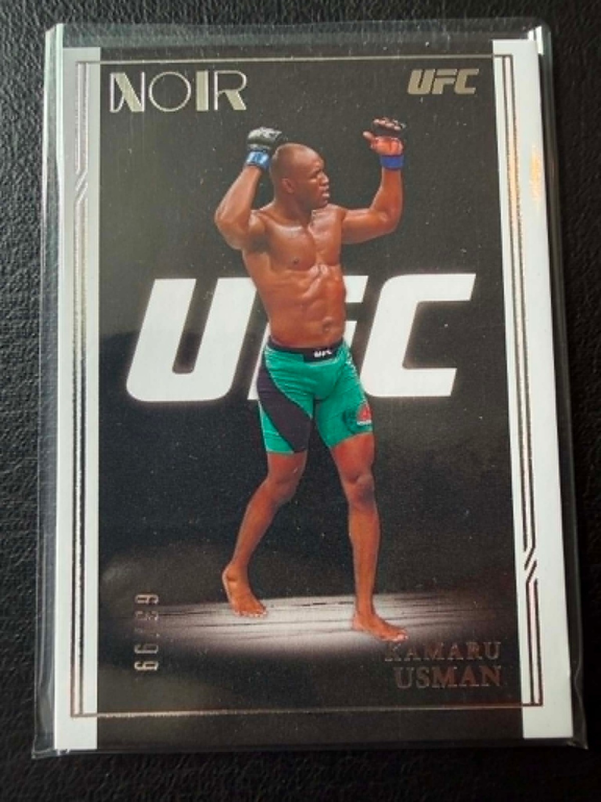 2021 Kamaru Usman /99 Noir - Panini Chronicles UFC