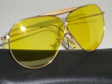 AMERICAN OPTICAL 1/10 12K GF FUL-VUE KALICHROME GLASS SHOOTER AVIATOR SUNGLASSES