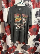 Indy 500 1991 Rick Mears T Shirt Mens Large Racing IndyCar Graphic Black 