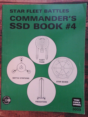 Star Fleet Battles - Commander's SSD Book #4 - Task Force Games #3009 sehr guter + Zustand