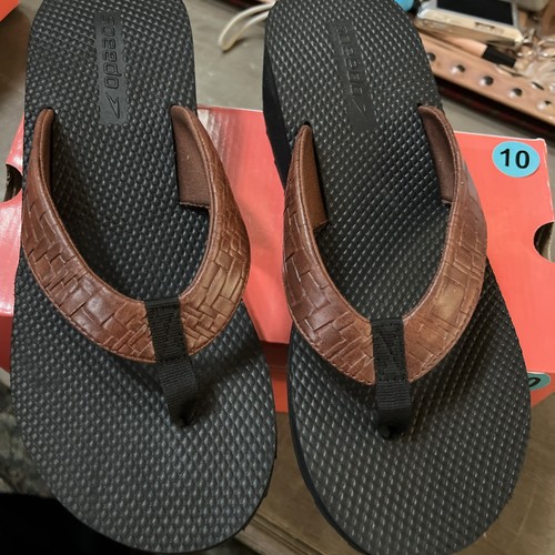Speedo Women's Bermuda Wedge Flip Flops Brown / Black Size 10 - Picture 2 of 5