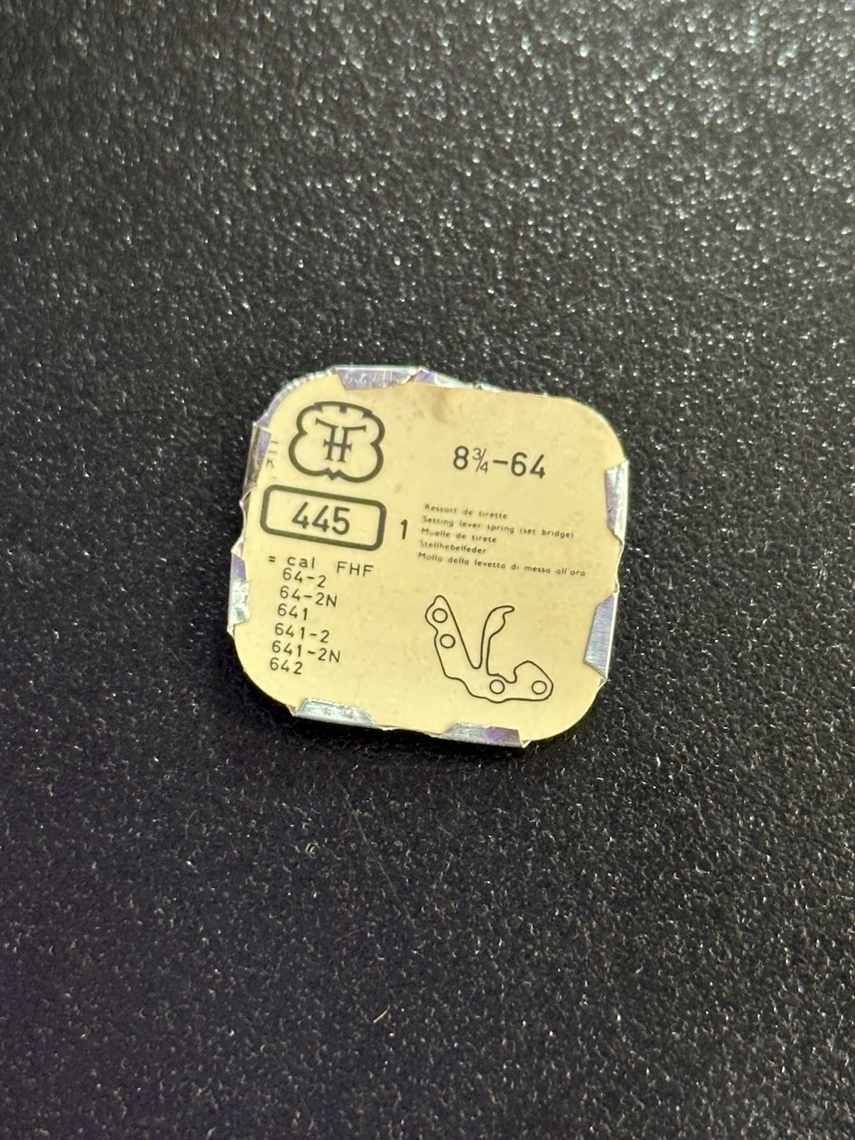 FHF Setting Lever Springs New Old Stock | Choose Calibre