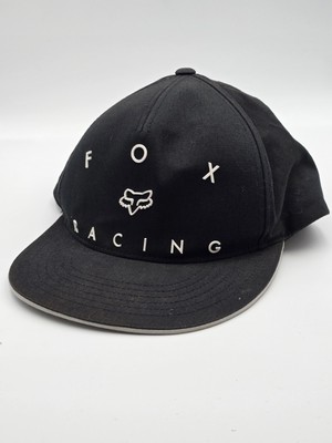 Fox Racing Hat Cap Snapback Black Skate Surf