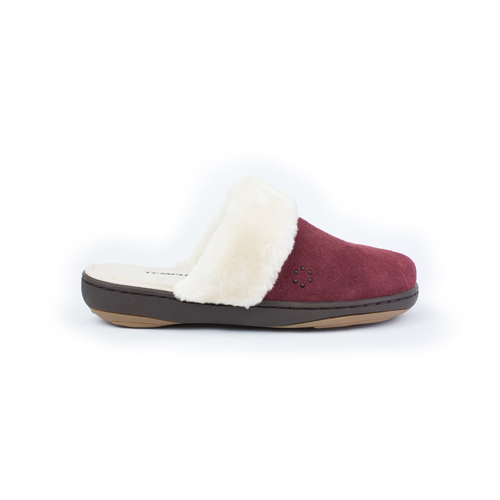 Tempur-Pedic Kensley Scuff  Womens Red Casual Slippers TP6064-603