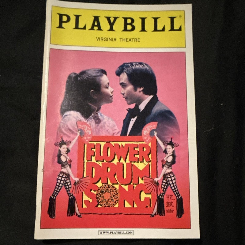 Flower Drum Song Playbill, Virginia Theatre Oct 2002 Lea Salonga