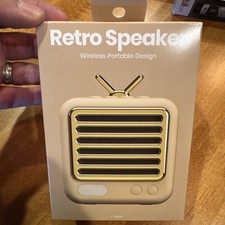 Retro / Vintage Style Wireless Bluetooth Speaker   Mini Portable